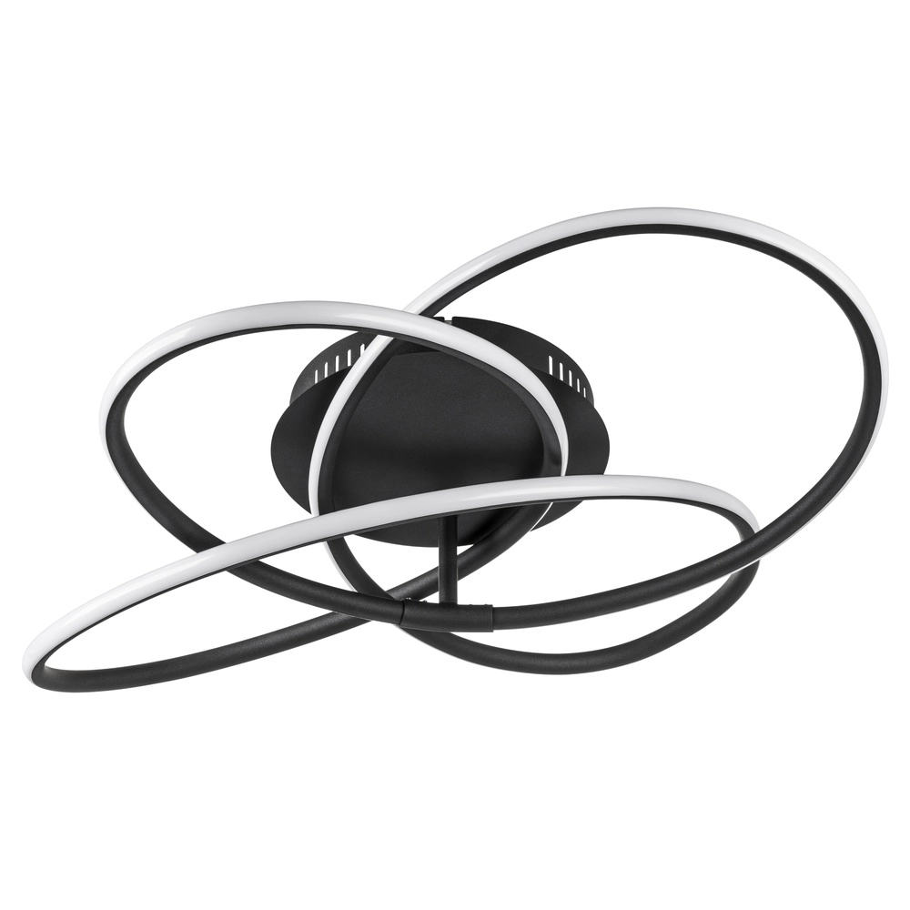 Design plafondlamp Panda zwart Ø 60cm Globo 9007371400430