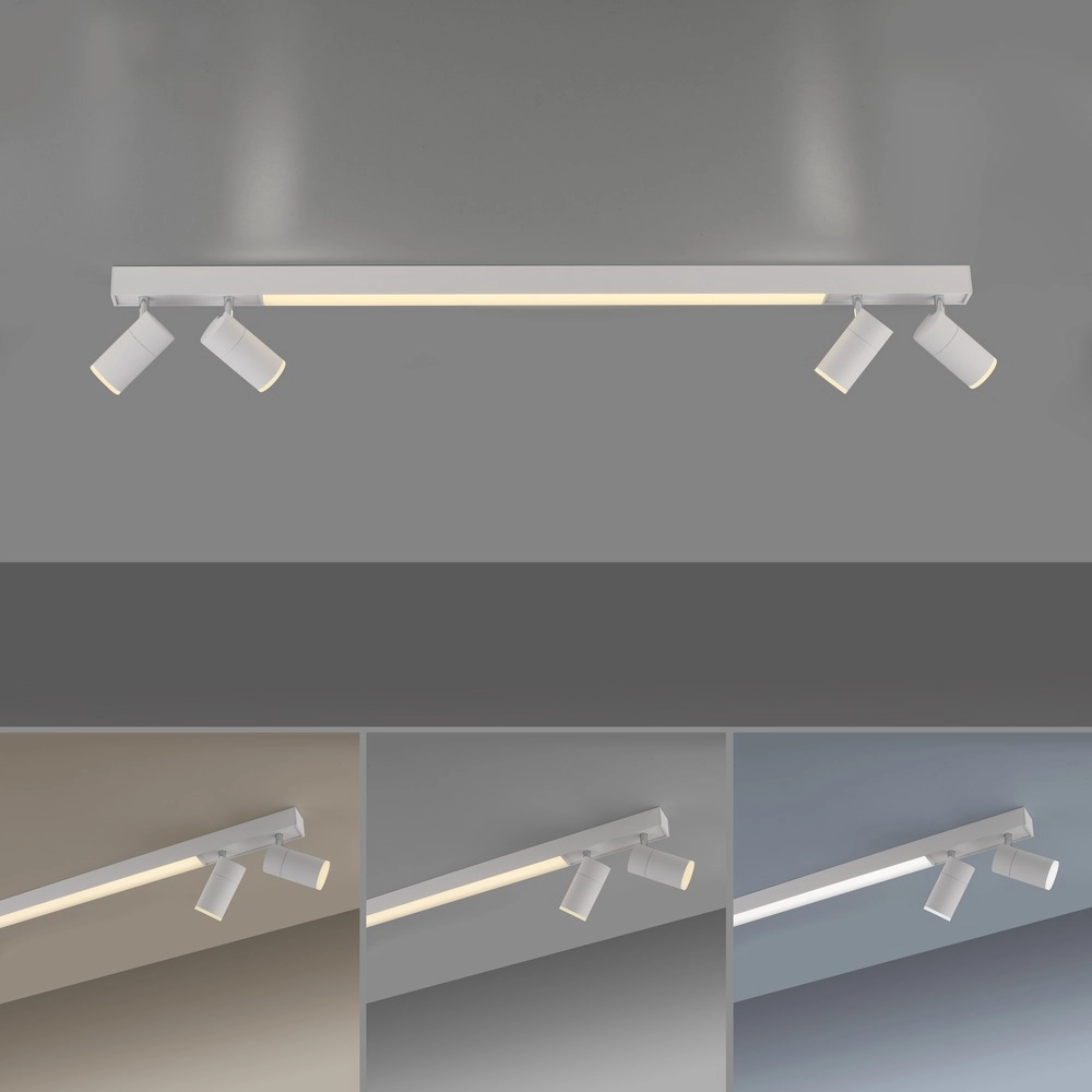 Plafond opbouwspot Pure Lines Spot 110cm - wit Paul Neuhaus 4012248395837