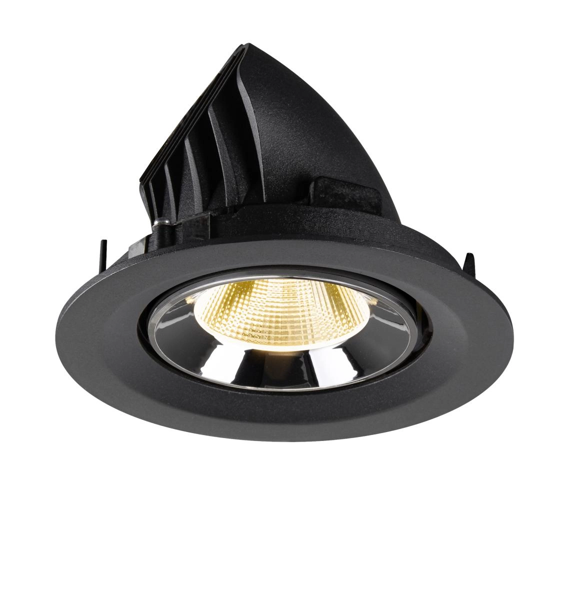 Inbouwspot Numinos Gimble M zwart/chroom 3000K - 20gr SLV 4024163311939