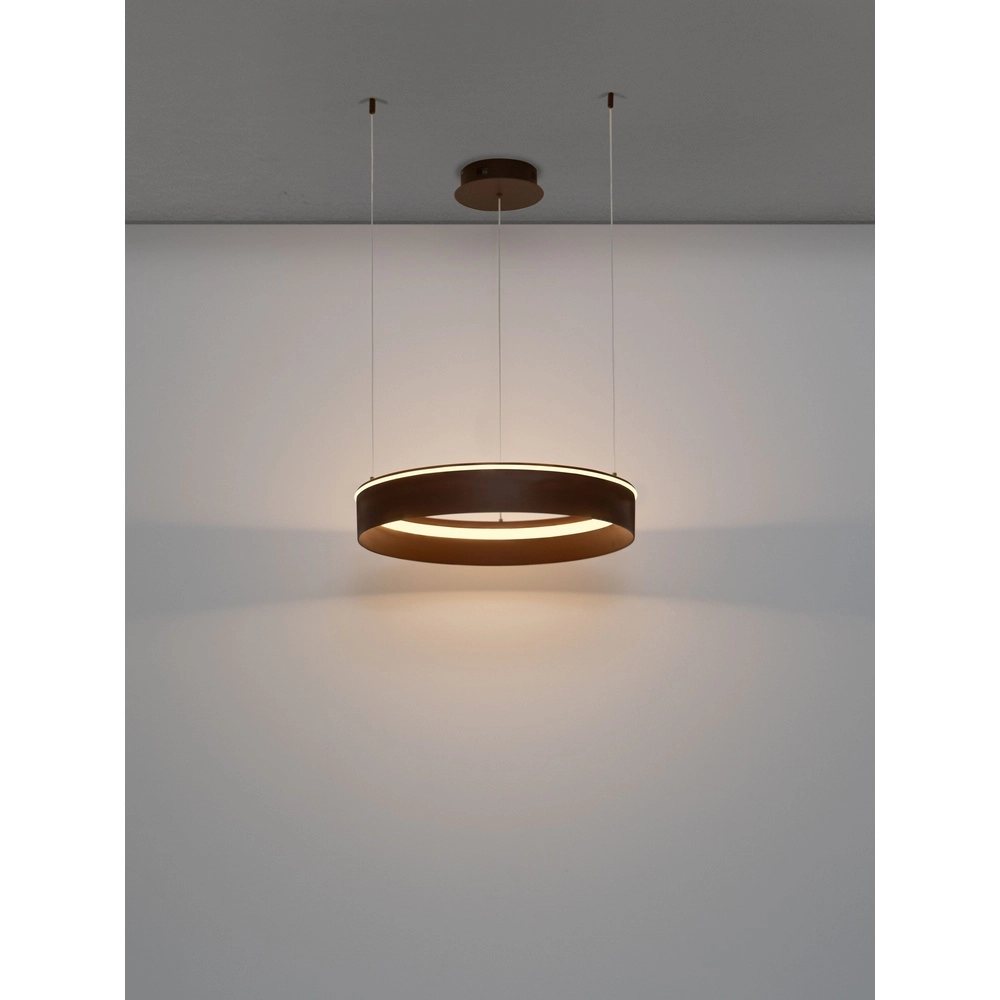 Moderne hanglamp Olivia bruin Ø 60cm