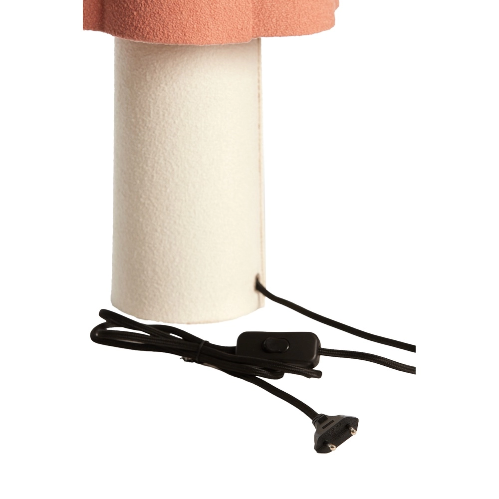 Schemerlamp Musaby organische vorm - wit en roze Light & Living 8717807784256