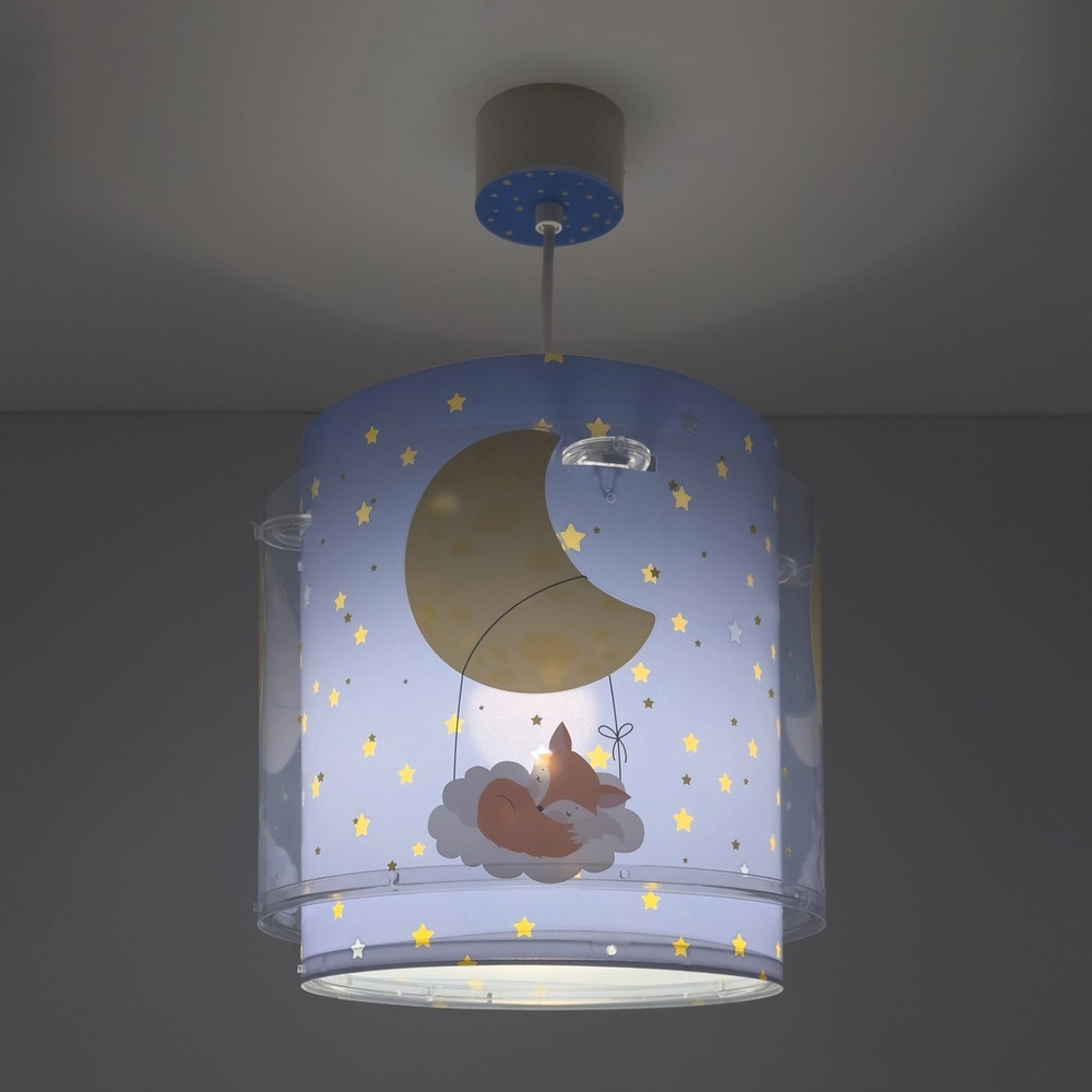 Kinderkamer hanglamp Moon Dreams blauw Dalber 8420406003085