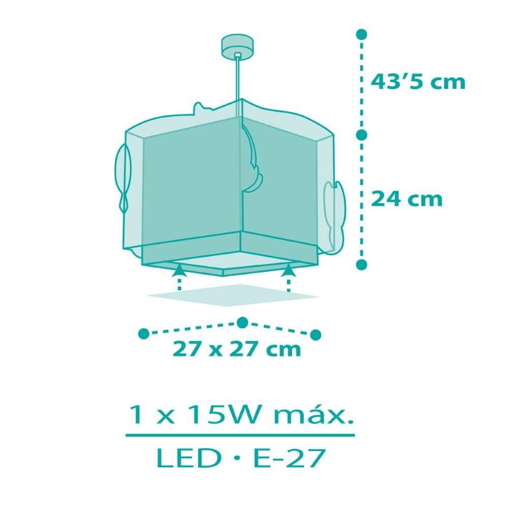 Kinderkamer hanglamp Mermaids Dalber 8420406002910
