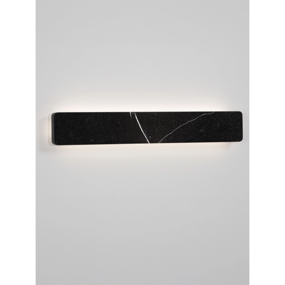 Strakke wandlamp Alyssa zwart marmer Lyora 5212017495846