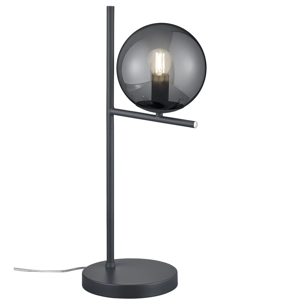 Tafellamp Pure 52cm antraciet met smoke