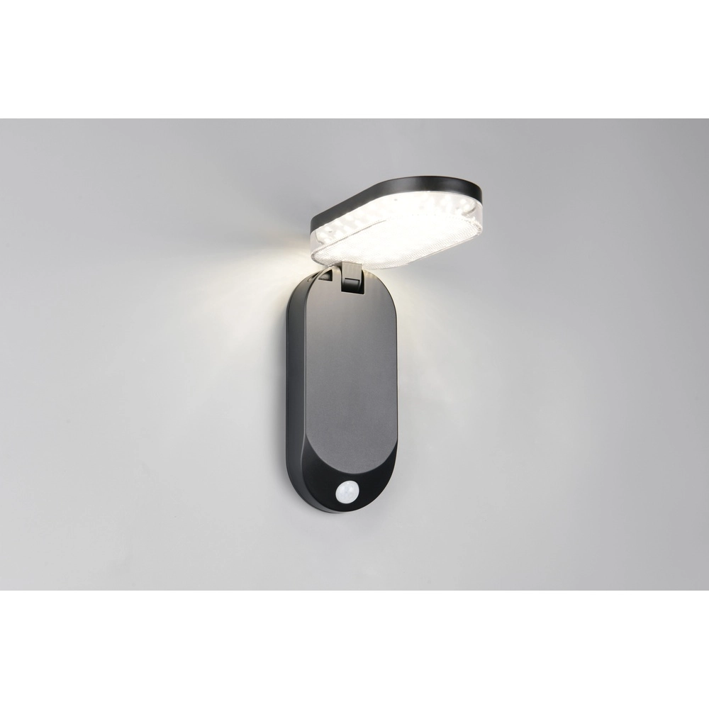 Design wandlamp Lagoas solar zwart Trio 4017807647969
