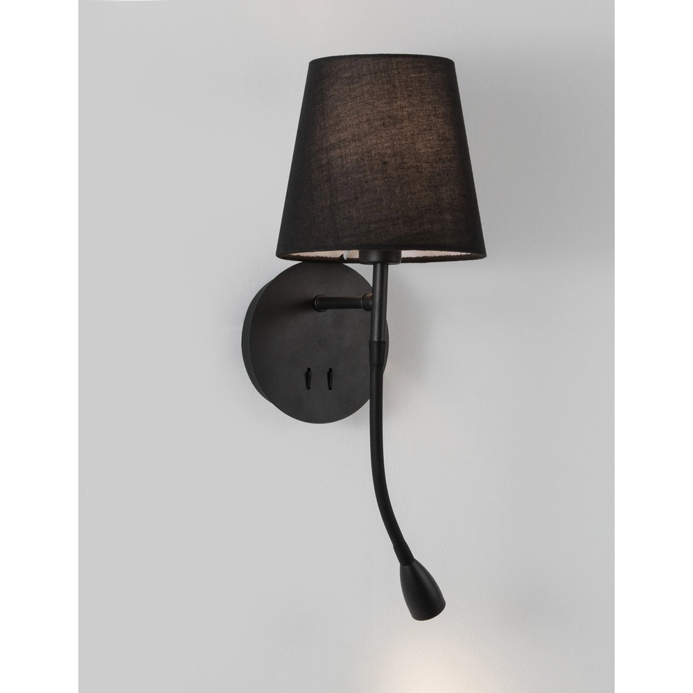Bedlampje Nia zwart