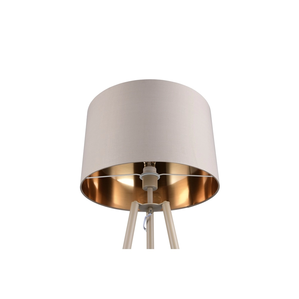 Vloerlamp Colette zand bruin Trio 4017807715422