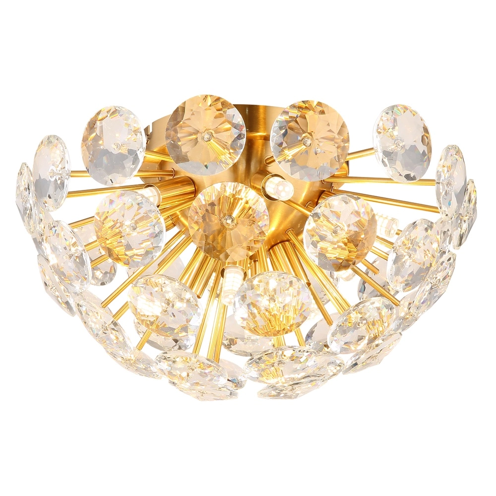 Plafondlamp Virina goud