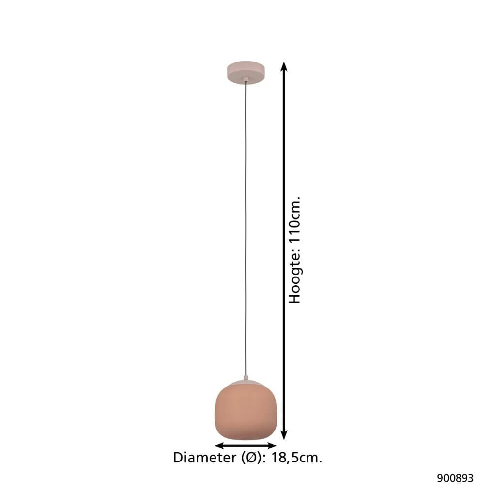 Japandi hanglamp Cominio Ø 18,5cm Eglo 9008606274581