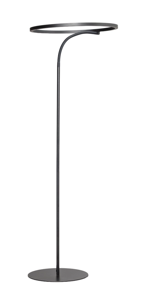 Design vloerlamp Iris led - zwart