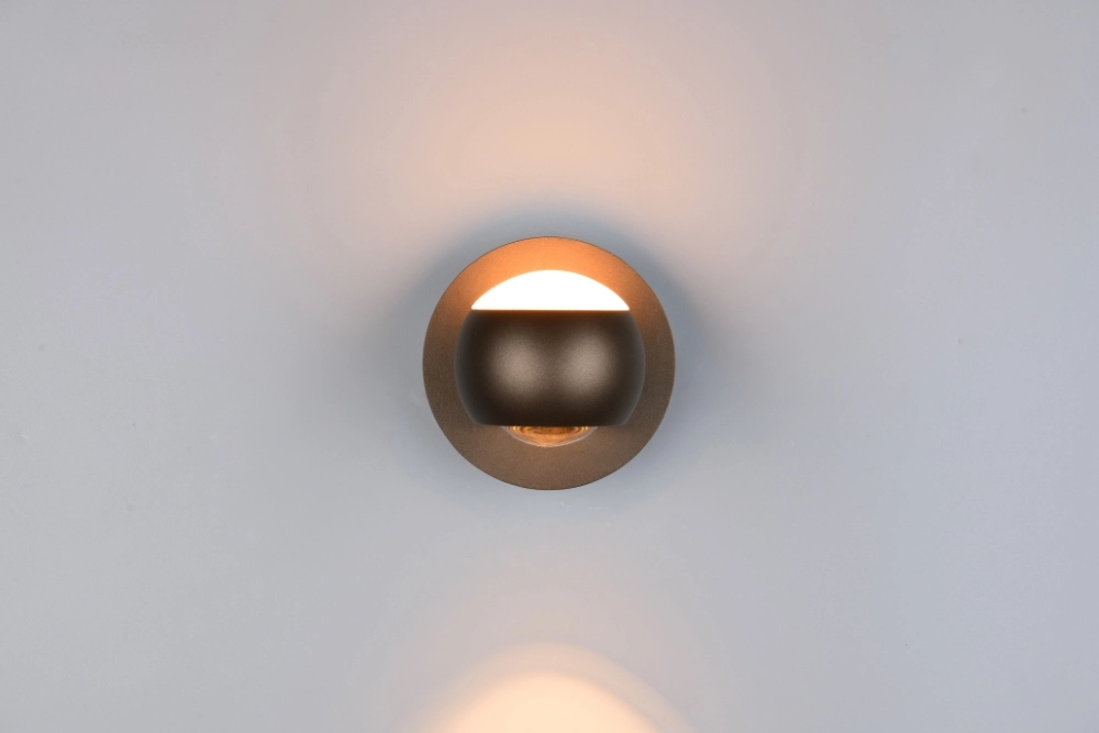 Led wandlamp Orbit platinum bruin Trio 4017807686630