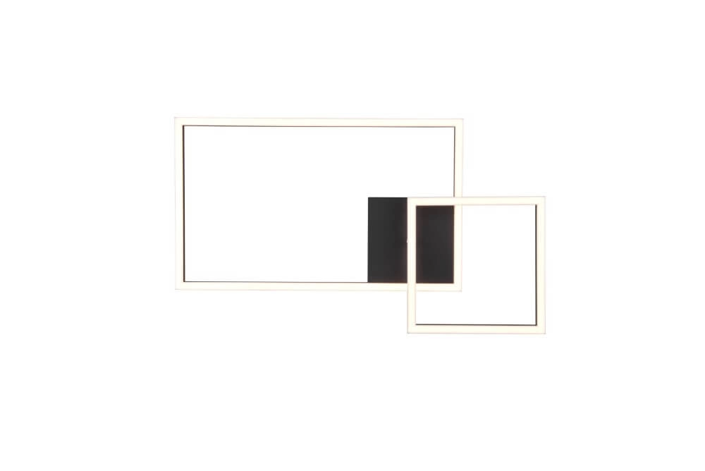 Zwarte plafondlamp Padella led Trio 4017807521832
