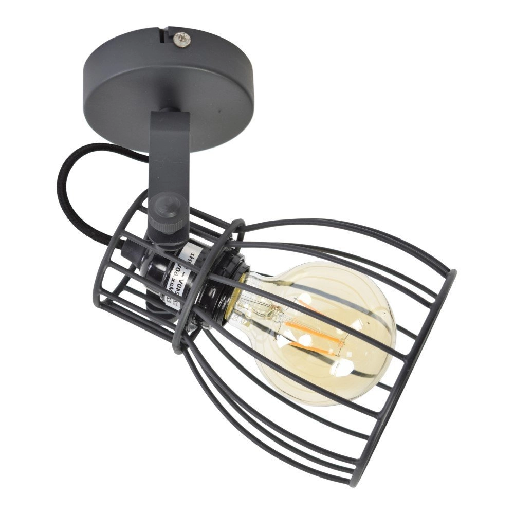 Plafondlamp Wire zwart
