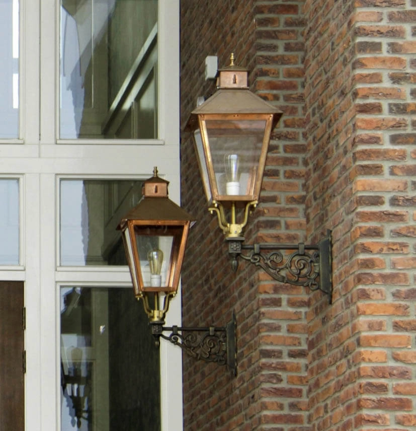 Bronzen muurlamp Wolfsburg L KS verlichting 8714732139502
