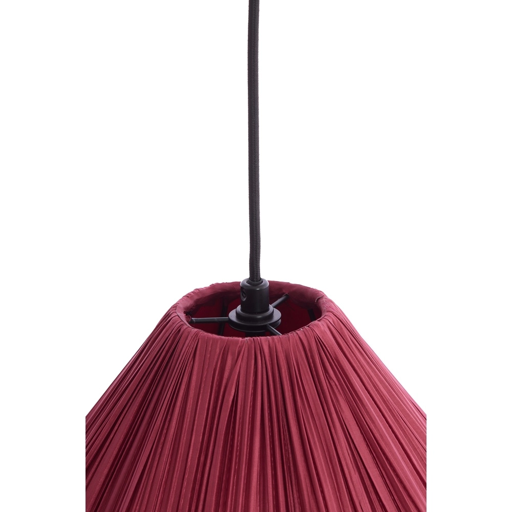 Hanglamp Verita Ø 47cm - bordeaux kap Light & Living 8717807832087