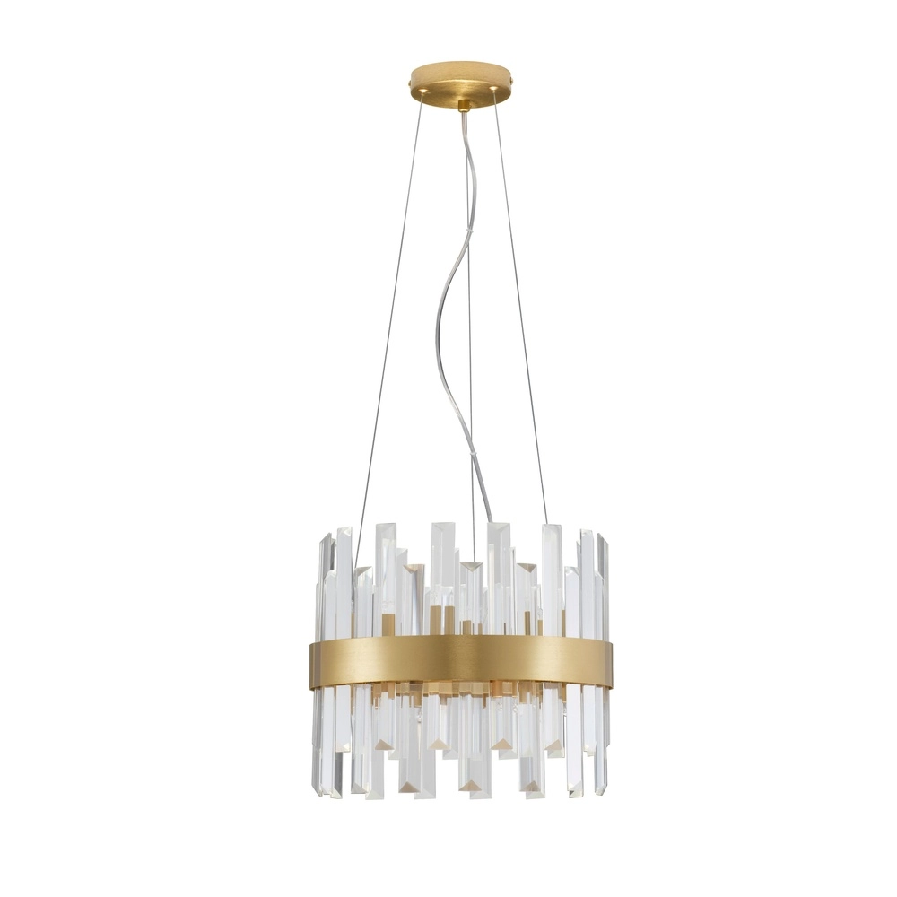 Gouden hanglamp Crown Ø 35cm Lyora 5212017433954