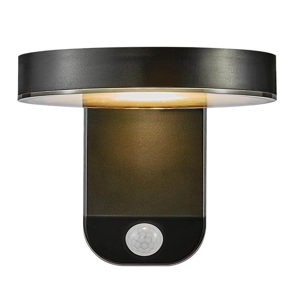 Solar wandlamp Rica zwart Nordlux 5704924004773