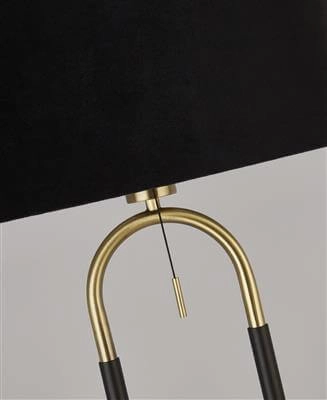 Tafellamp Jazz zwart met goud Searchlight 5053423193045