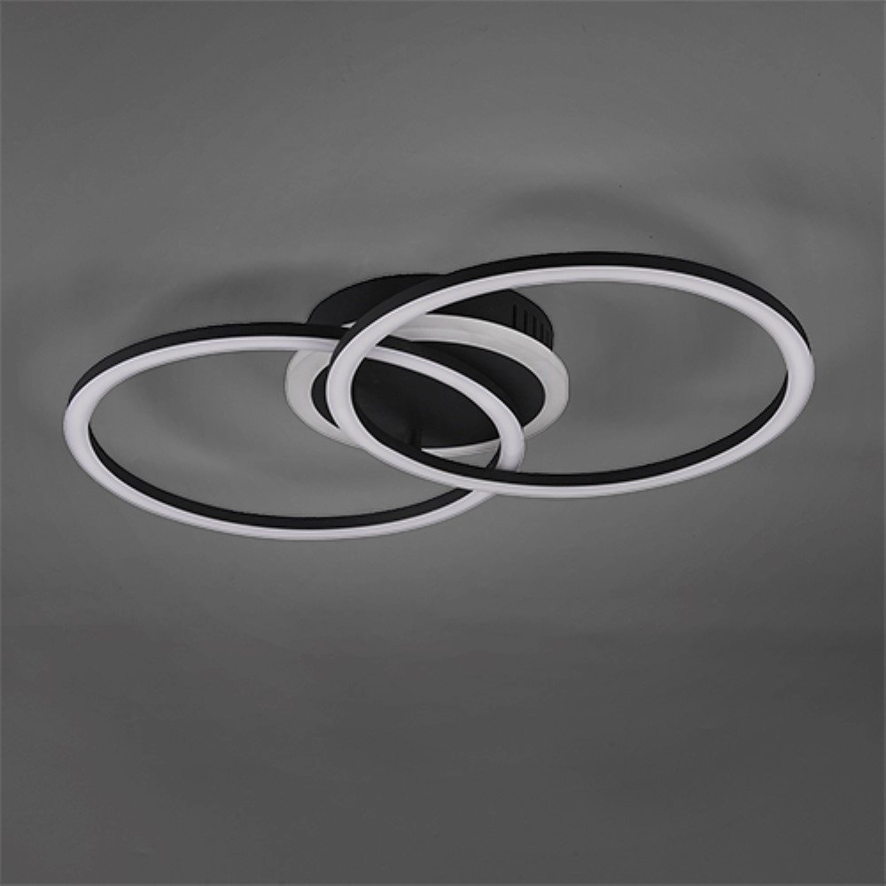 Zwarte plafondlamp Venida Trio 4017807445053