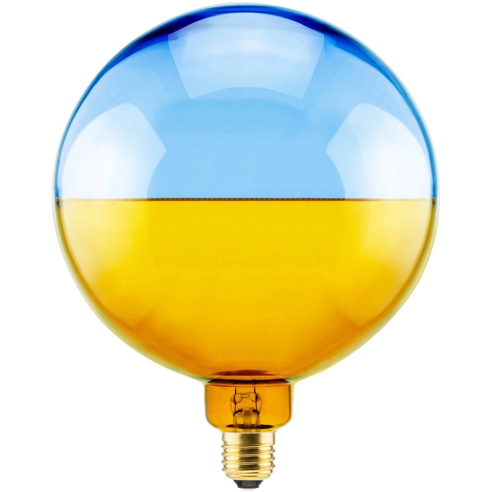 Lichtbron goud en blauw Illusion 6W - E27 - 260lm - 1900K - Ø 19cm Segula 4260751131248