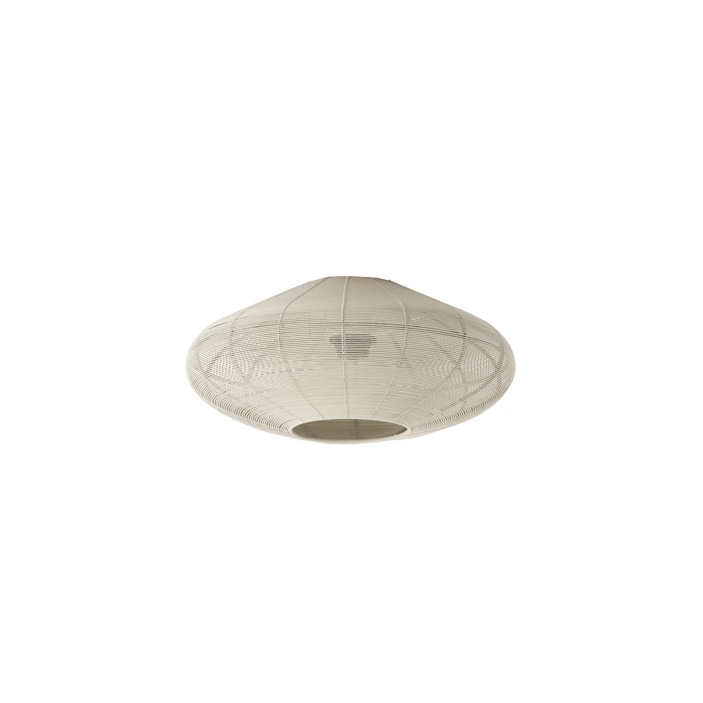 Metalen plafondlamp Bahoto Ø 40cm - mat crème