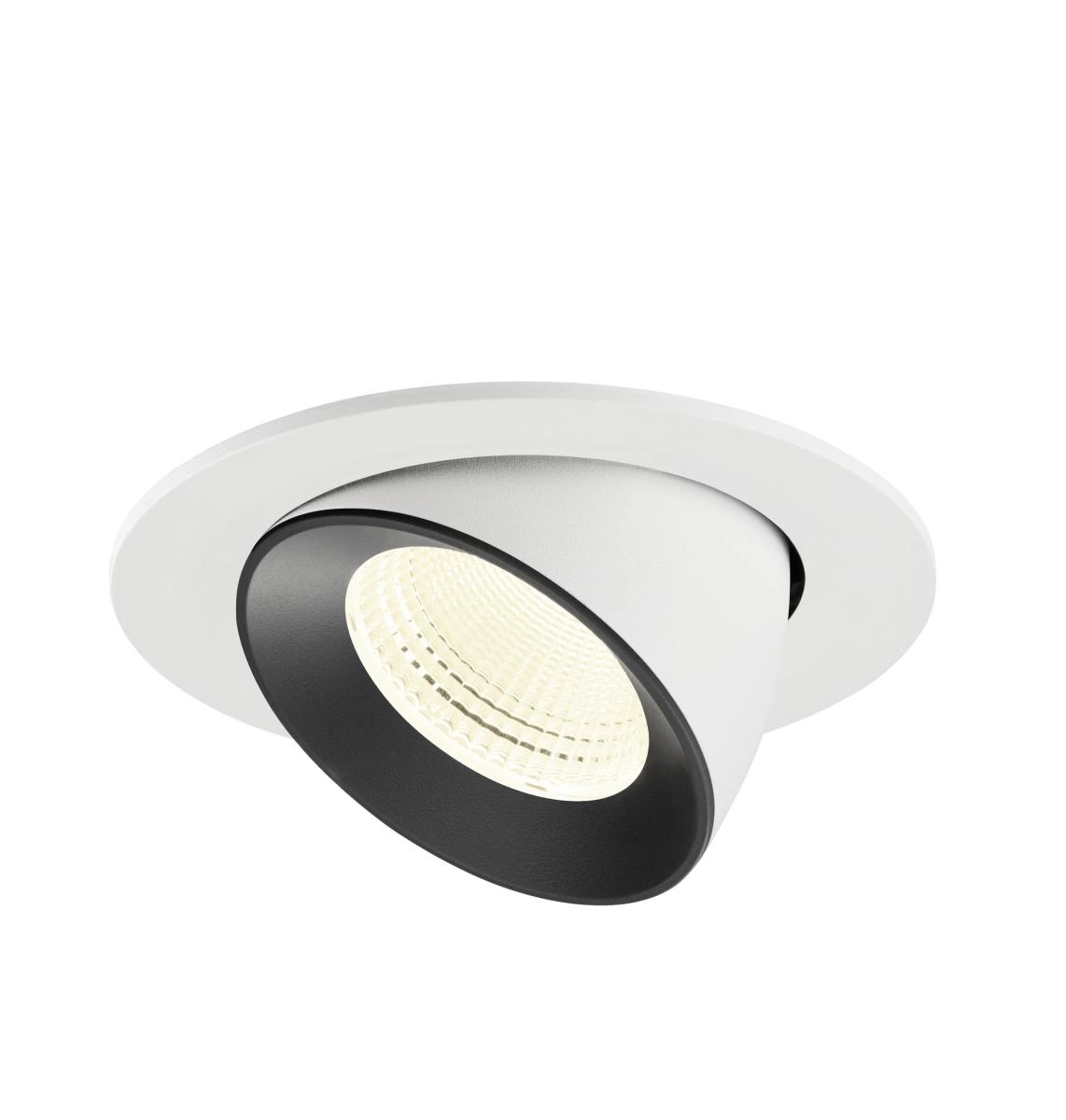 Inbouwspot Numinos Gimble L wit/zwart 4000K - 55gr SLV 4024163310000