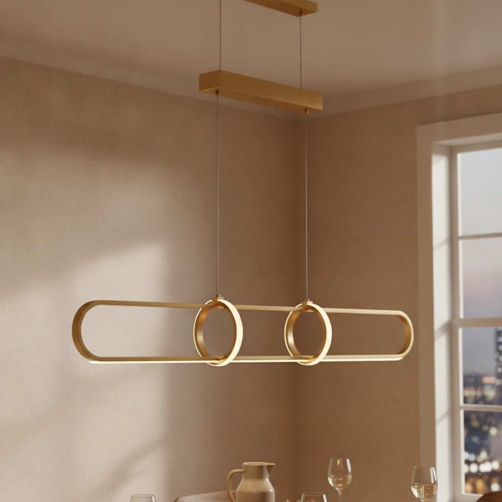 Design hanglamp Arte langwerpig goud