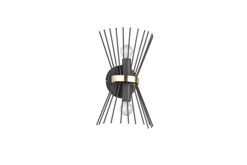 Design wandlamp Rod zwart