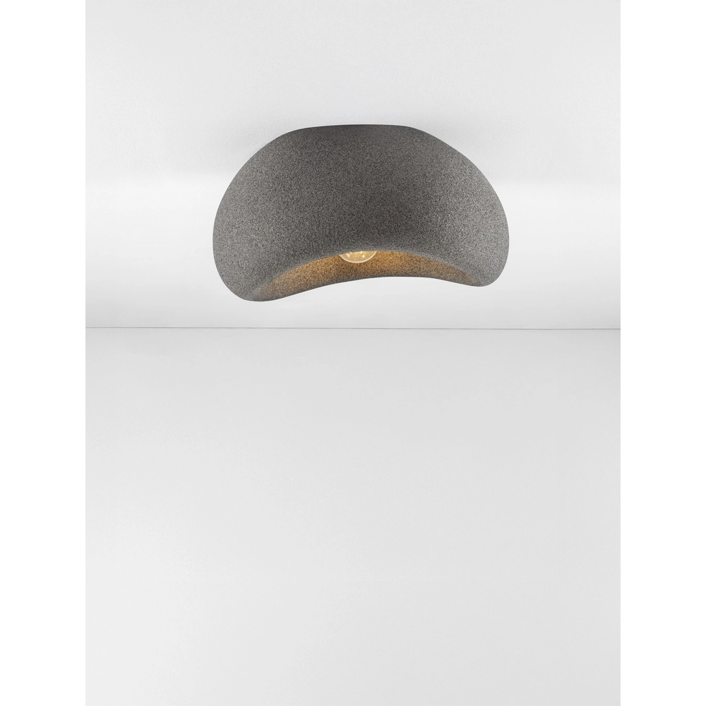 Natuurlijke plafondlamp Aere grijs 40cm Lyora 5212017476753