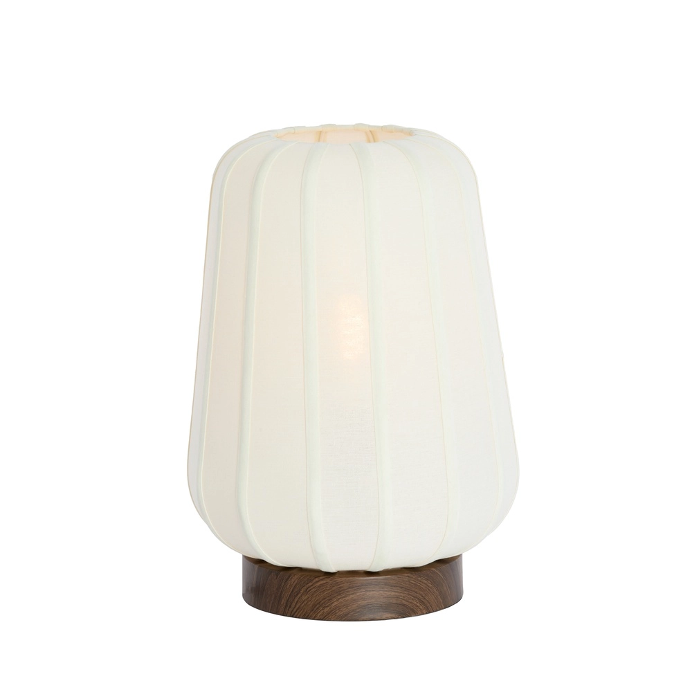 Nachtkastlamp Bibury Ø 30cm - linnen Light & Living 8717807794231