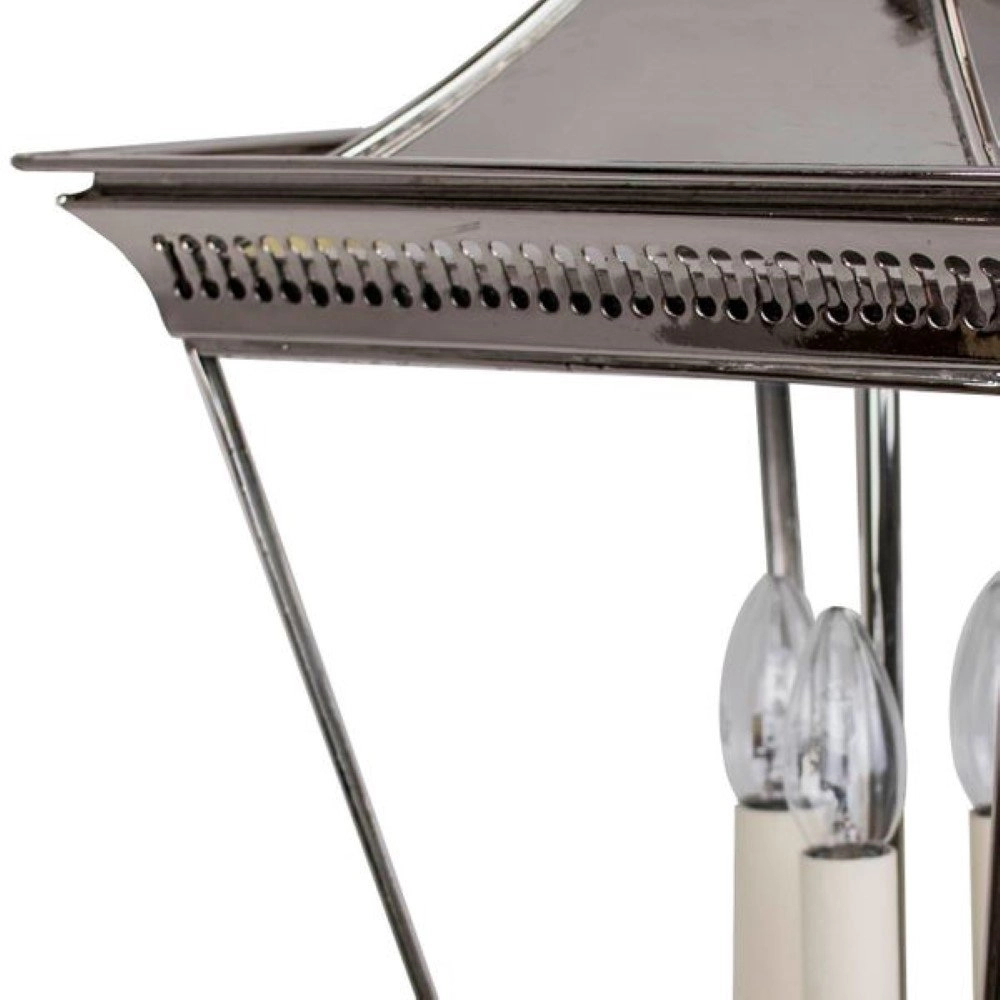 Antieke hanglamp Pagoda M 3-lichts - koper gevlamd (AB) Limehouse
