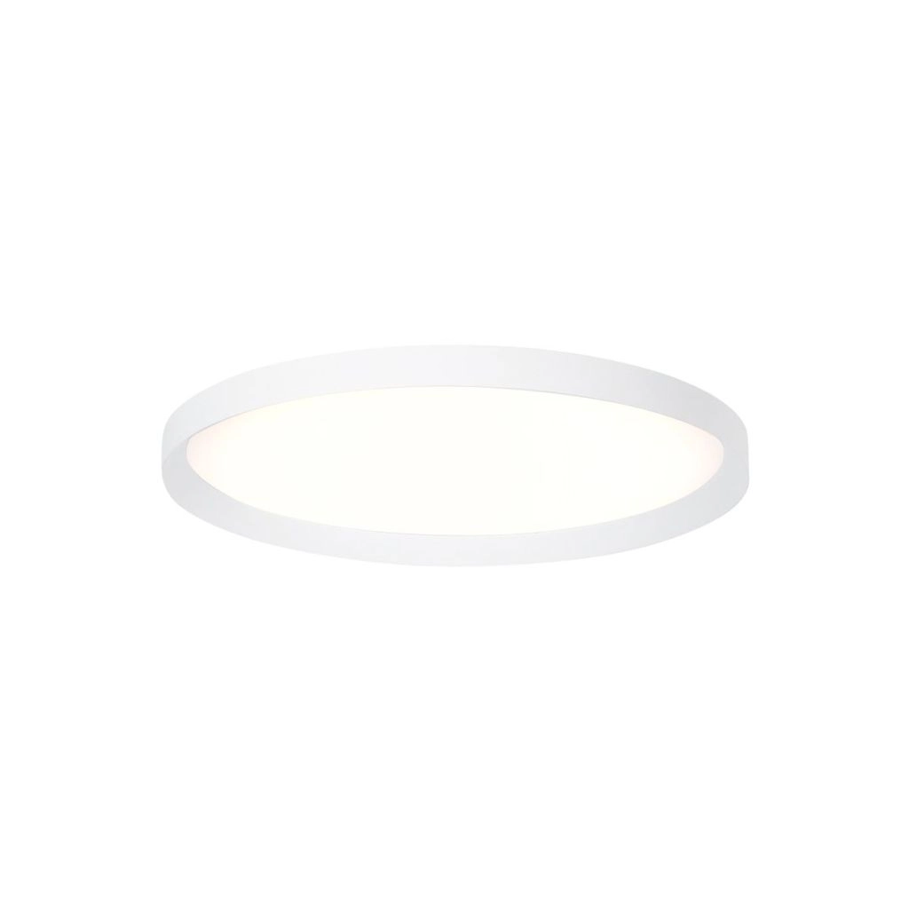 Moderne plafonniere Flady wit Ø30cm