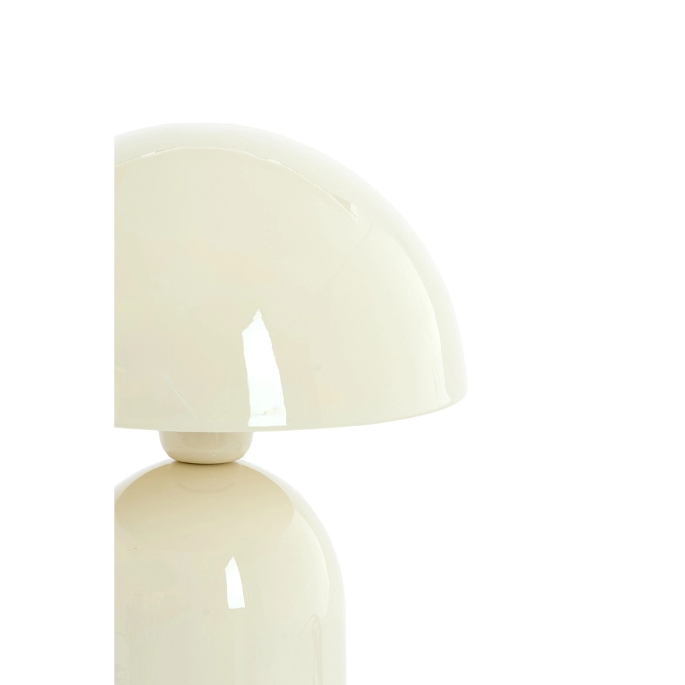 Champignon tafellamp Tolima glans crème - Ø 23cm Light & Living 8717807807788