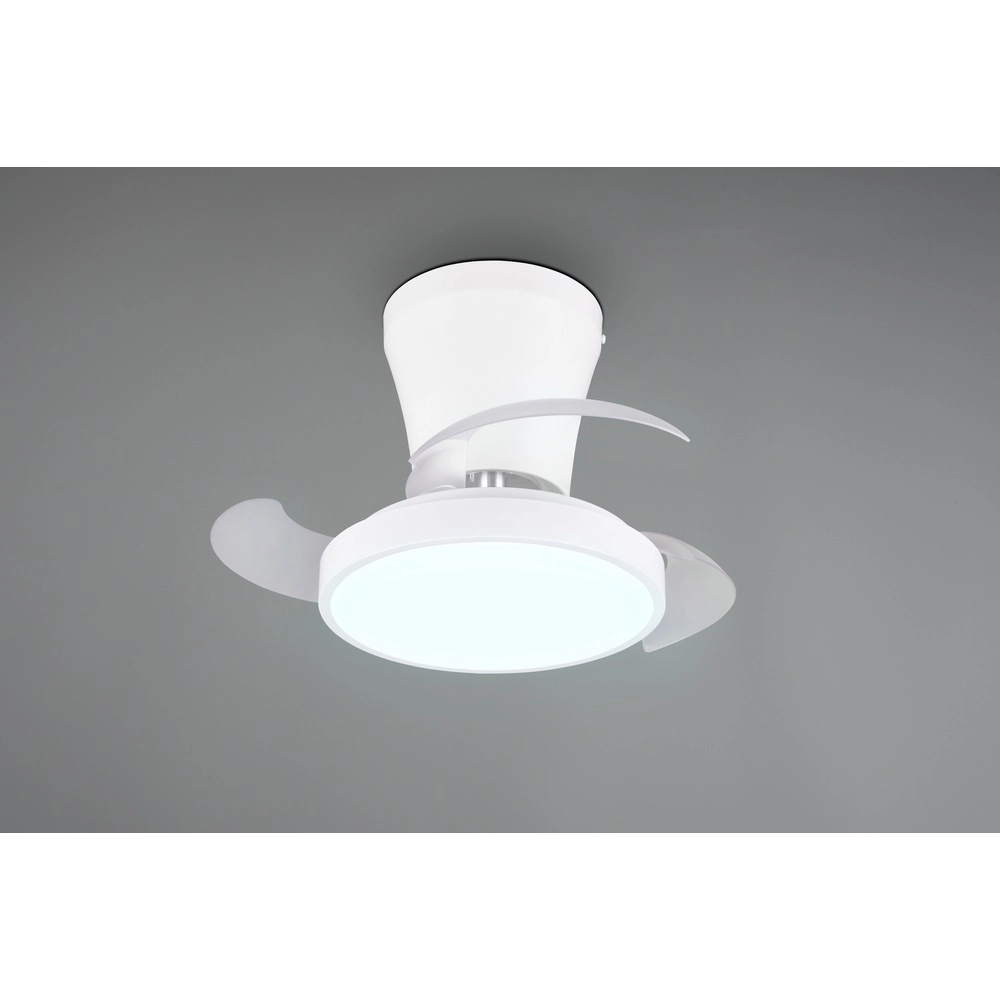 Kleine ventilator Moss wit Ø 22cm Trio 4017807688924