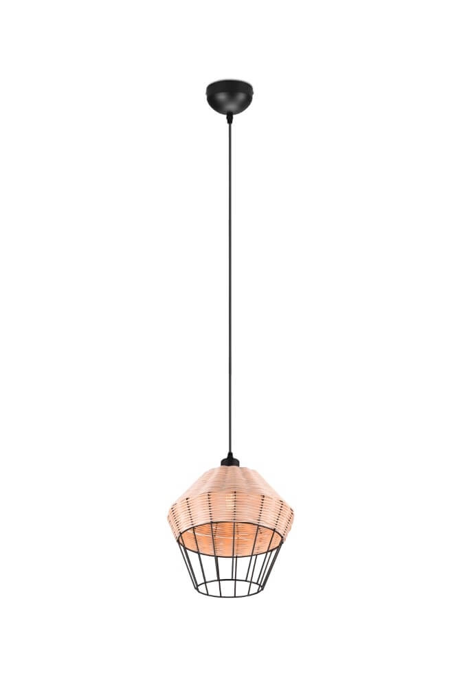 Hanglamp Borka rotan Trio 4017807556780