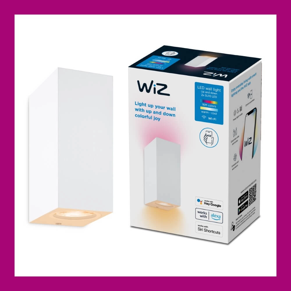 Wandspot Up and Down smart - wit WiZ 8719514554597