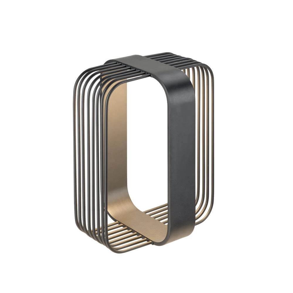 Design lamp Grid Cube zwart 2700K