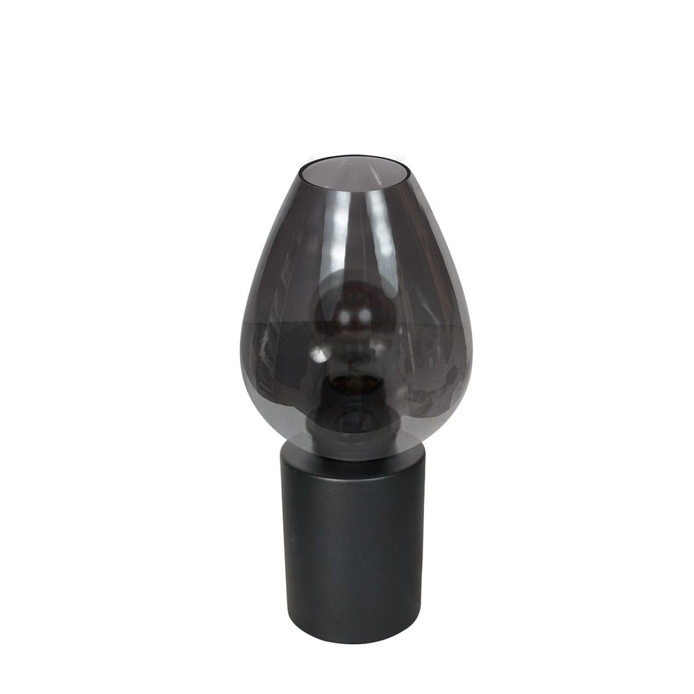 Tafellamp Bloeba smoke glas Ø 15cm