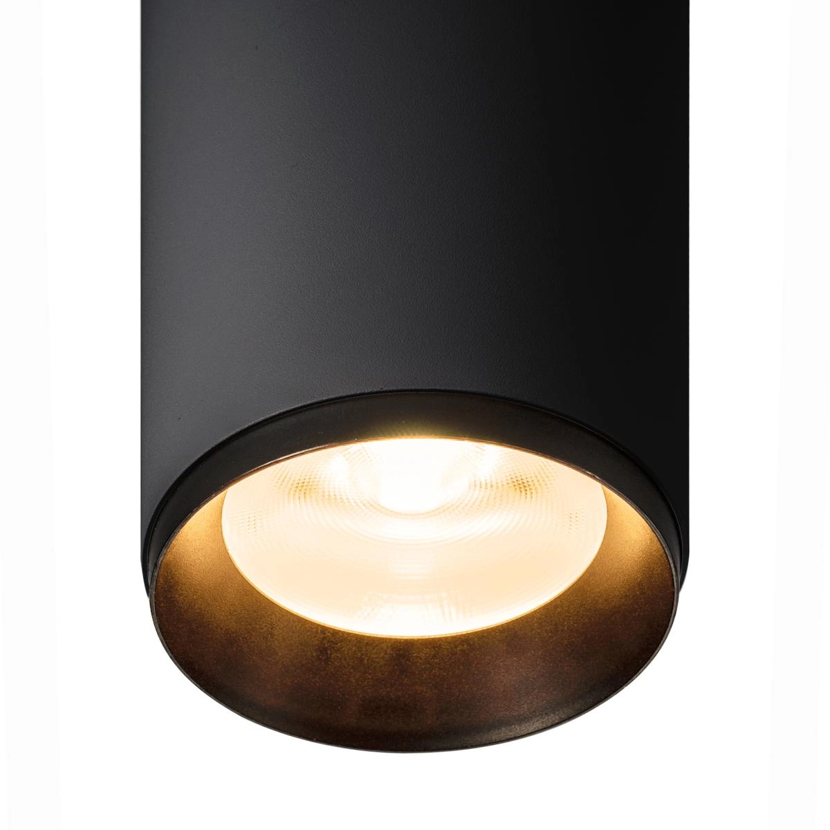 Opbouwspot Numinos L cilinder zwart 2700K - 60gr SLV 4024163244664