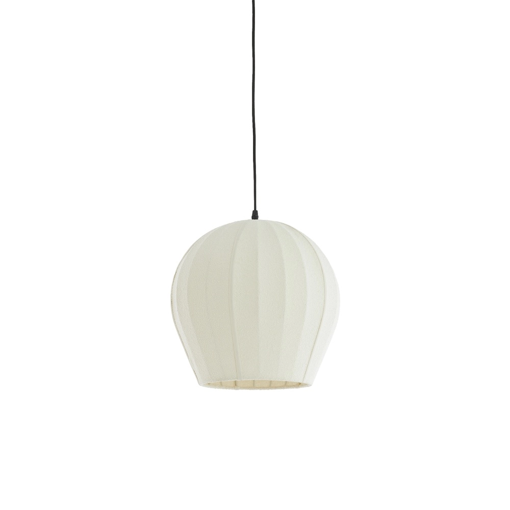 Bouclé hanglamp Zagori Ø 35cm - crème