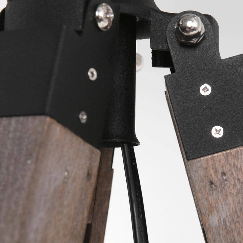 Tripod vloerlamp Triek met bamboe kap Steinhauer 8712746176087