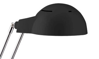 Zwarte bureaulamp Katrina met led Brilliant 4004353204234