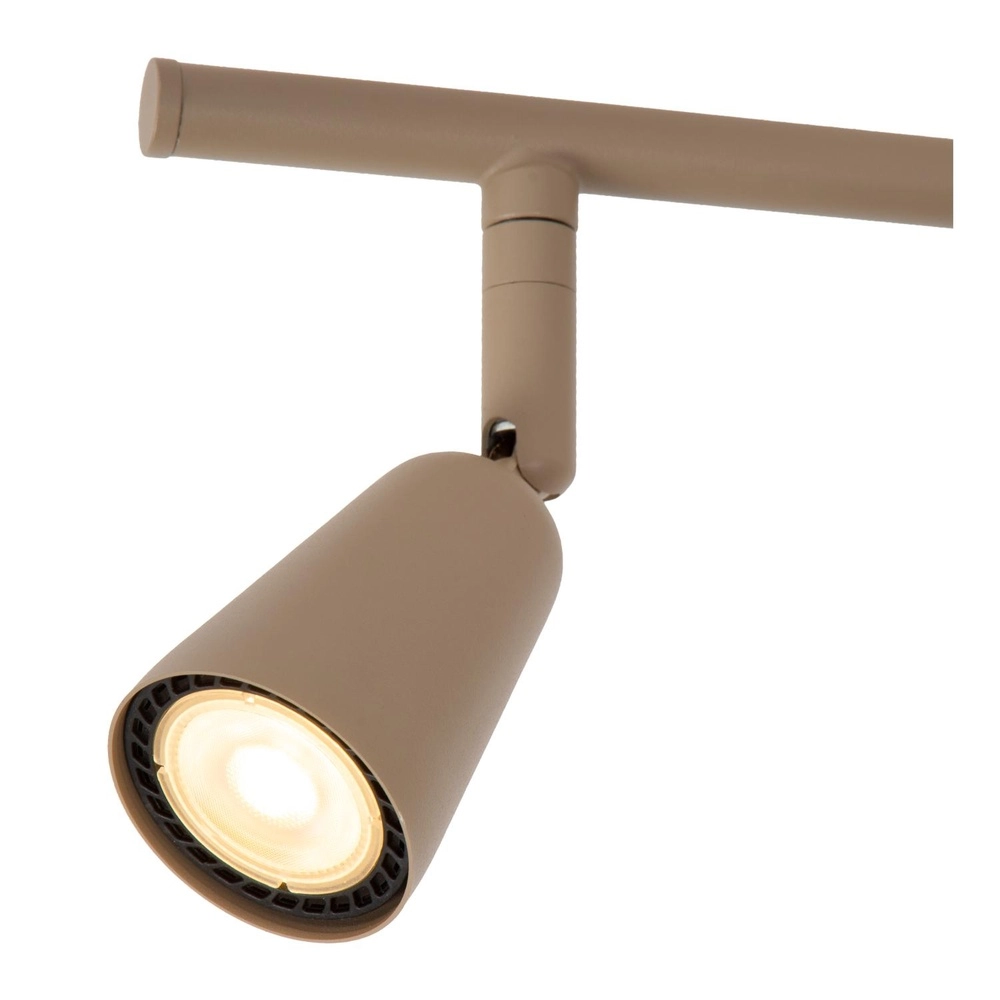 Plafondspot Tiana 4-lichts taupe Lucide 5411212650399