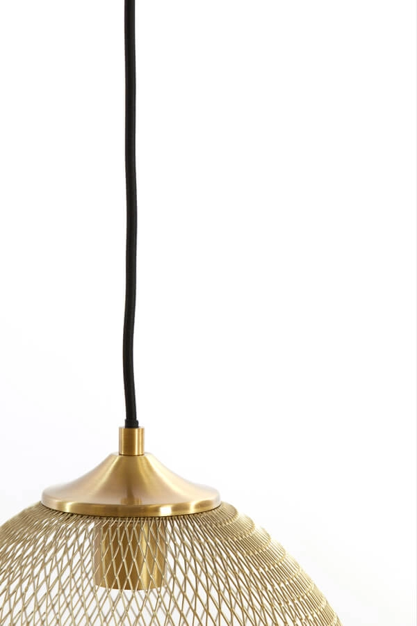 Gouden hanglamp Moroc 3-lichts Light & Living 8717807686444