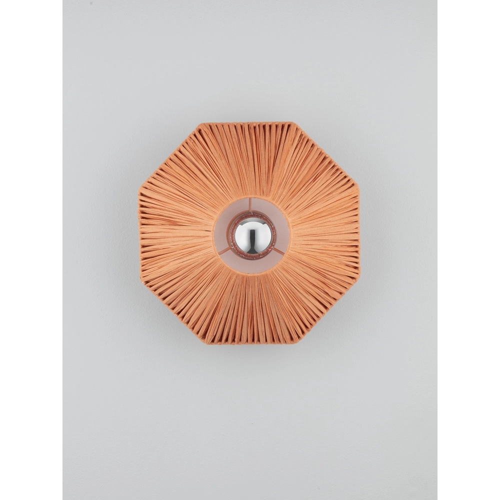 Wandlamp Elvio terracotta Ø 30cm Lyora 5212017493873