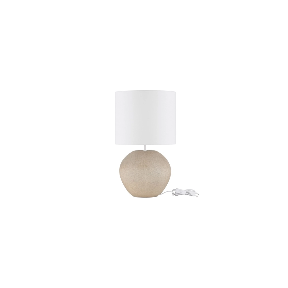 Tafellamp Mizu crème met witte kap Lyora 5212017468901