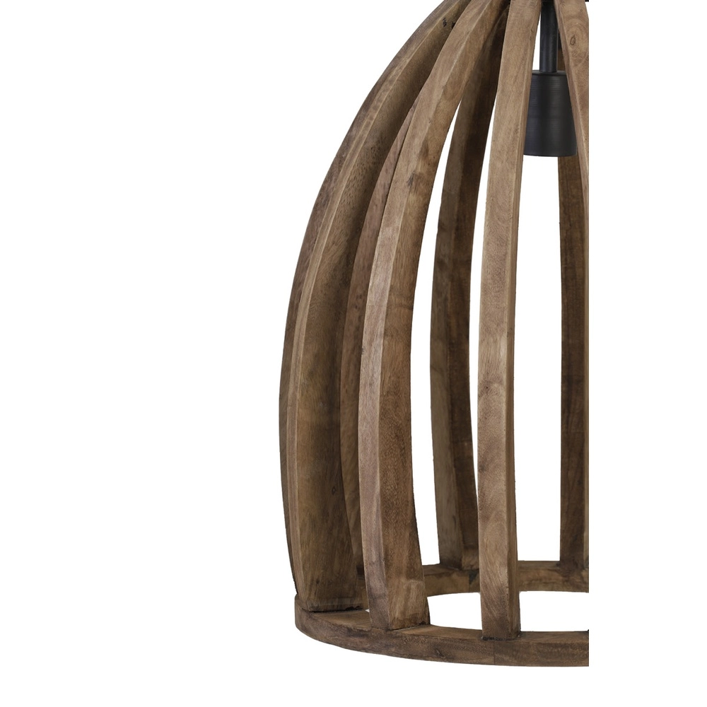 Houten hanglamp Haranka Ø 38cm Light & Living 8717807293314