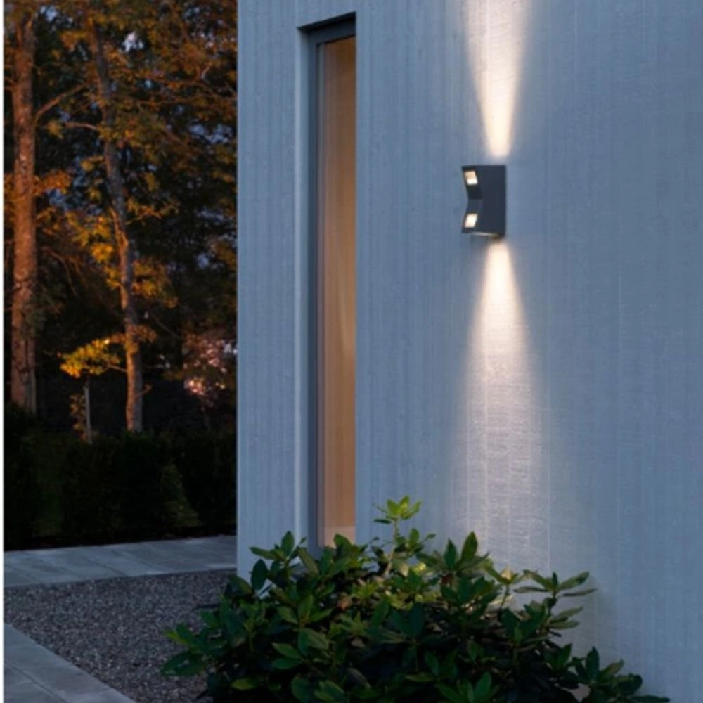 Wandspot Potenza Up - Down - Front antraciet KonstSmide 7318307956375