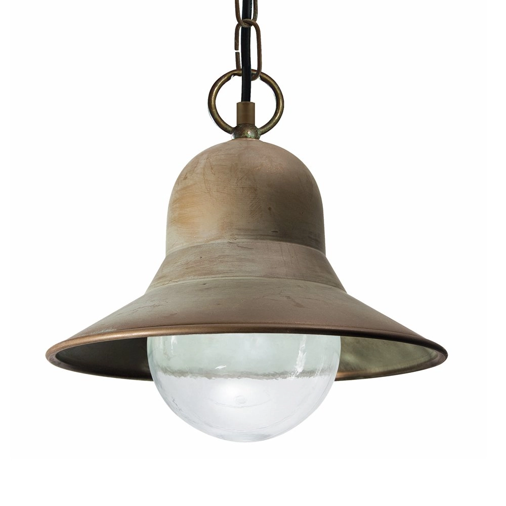 Veranda hanglamp Maritiem 28cm bronsbruin